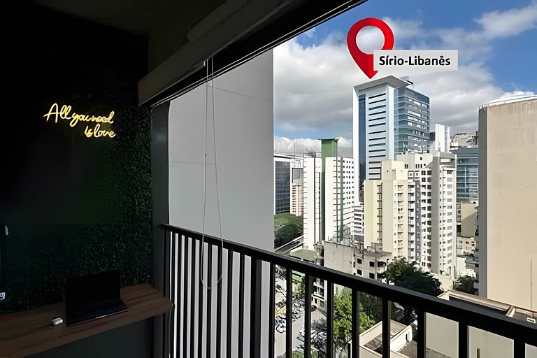 Lindo estudio Frei Caneca Paulista Sírio Libanês