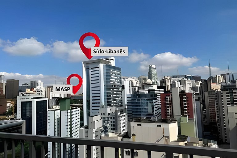 Lindo estudio Frei Caneca Paulista Sírio Libanês