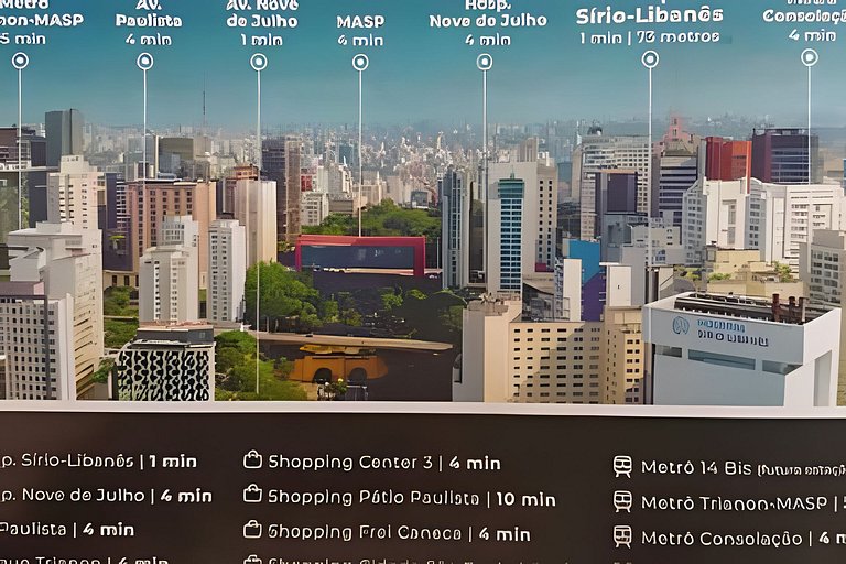 Lindo estudio Frei Caneca Paulista Sírio Libanês