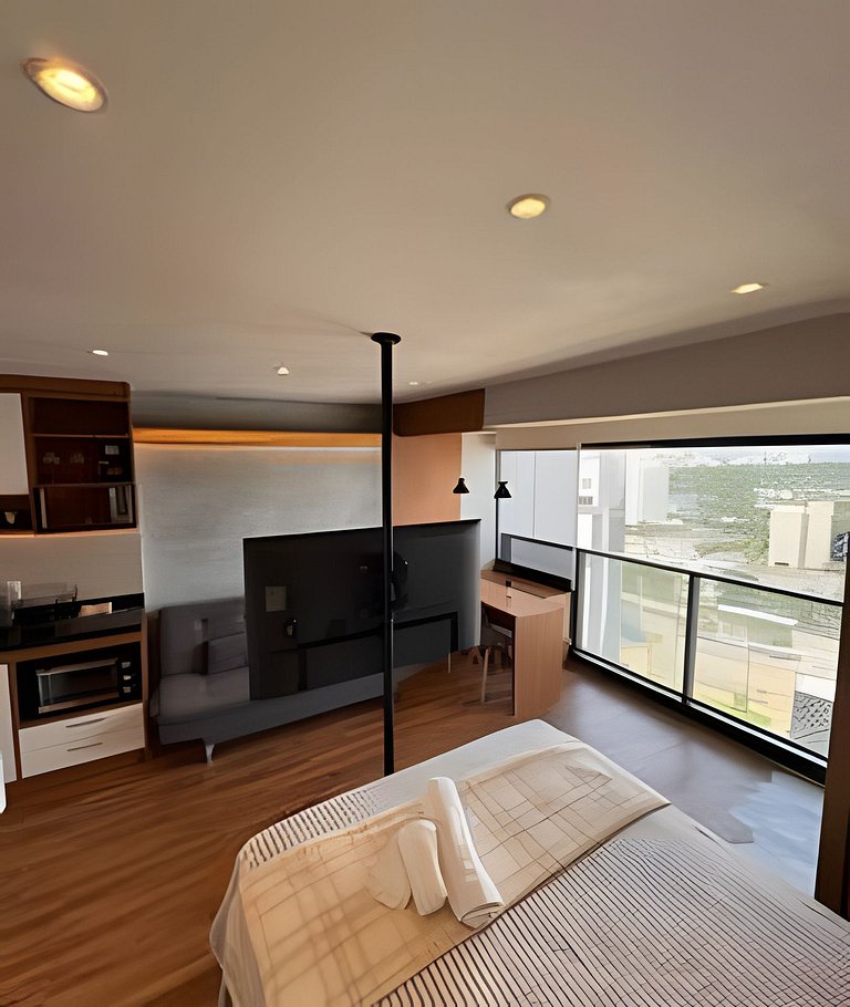 Novo Studio Consulado Americano + vaga de garagem