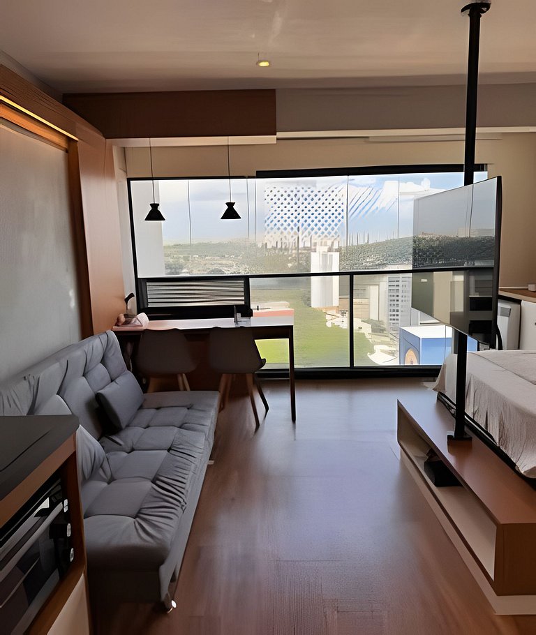 Novo Studio Consulado Americano + vaga de garagem
