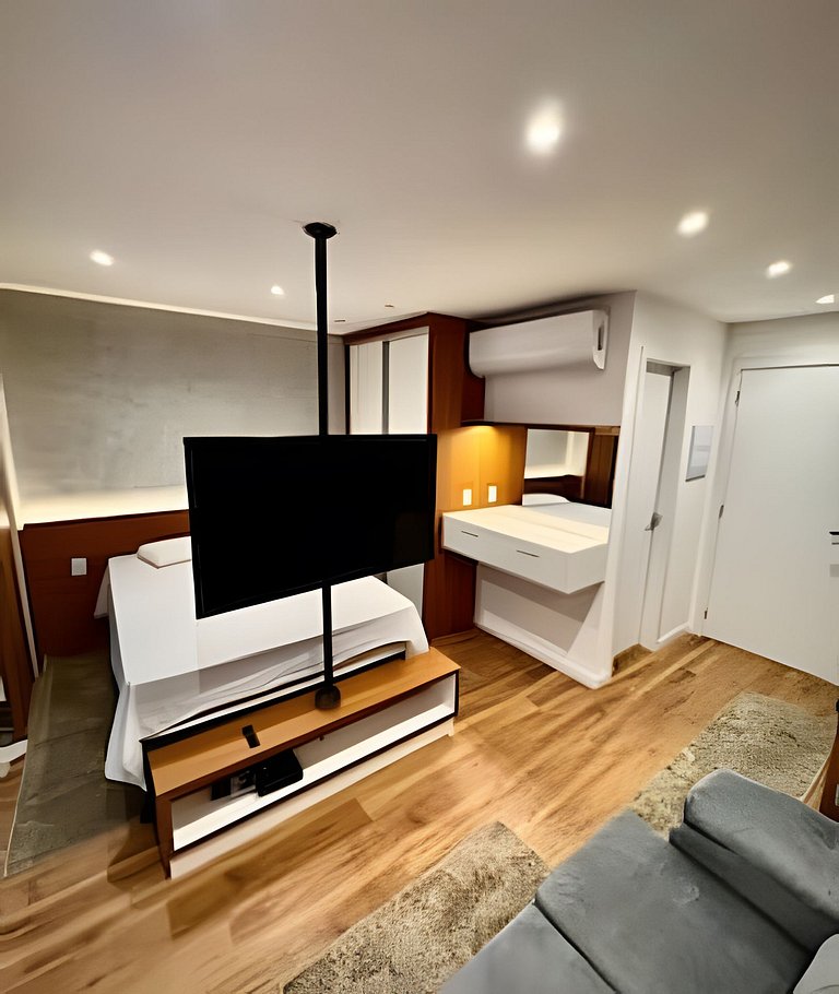 Novo Studio Consulado Americano + vaga de garagem