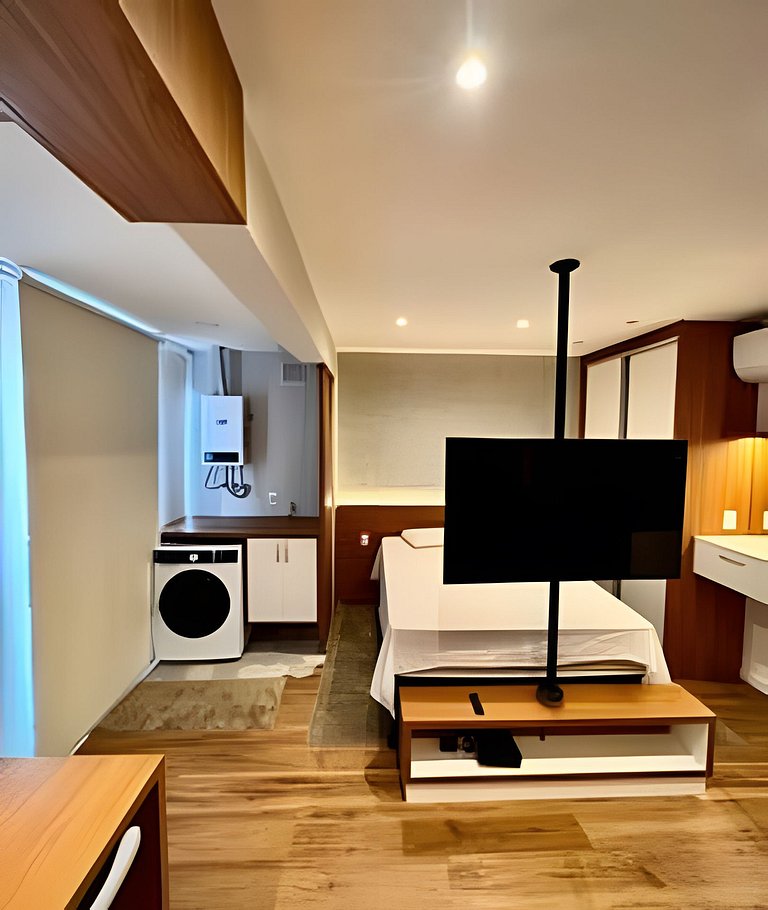 Novo Studio Consulado Americano + vaga de garagem