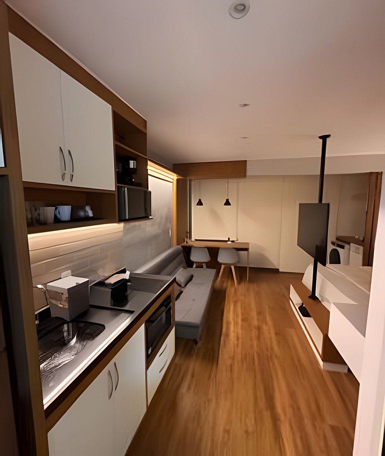 Novo Studio Consulado Americano + vaga de garagem