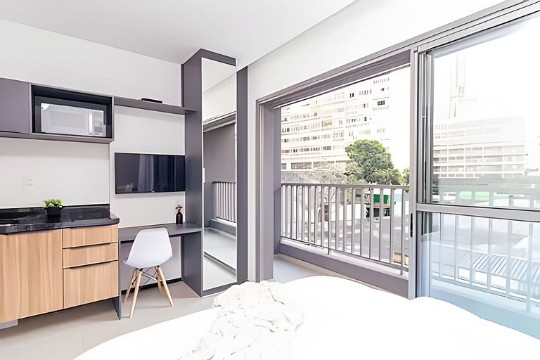 Studio Moderno-Próx. Metrô Higienópolis–Mackenzie