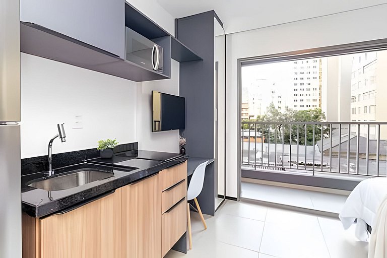 Studio Moderno-Próx. Metrô Higienópolis–Mackenzie