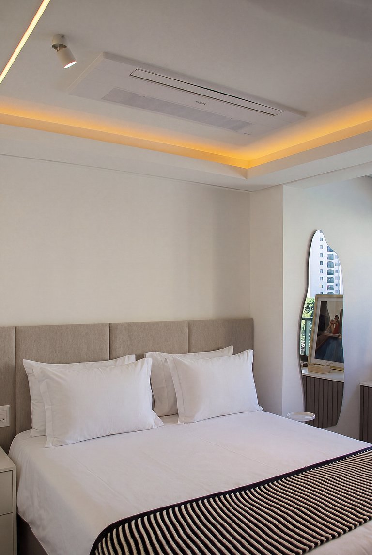 Studio Sofisticado no Brooklin c/ Lazer e Piscina