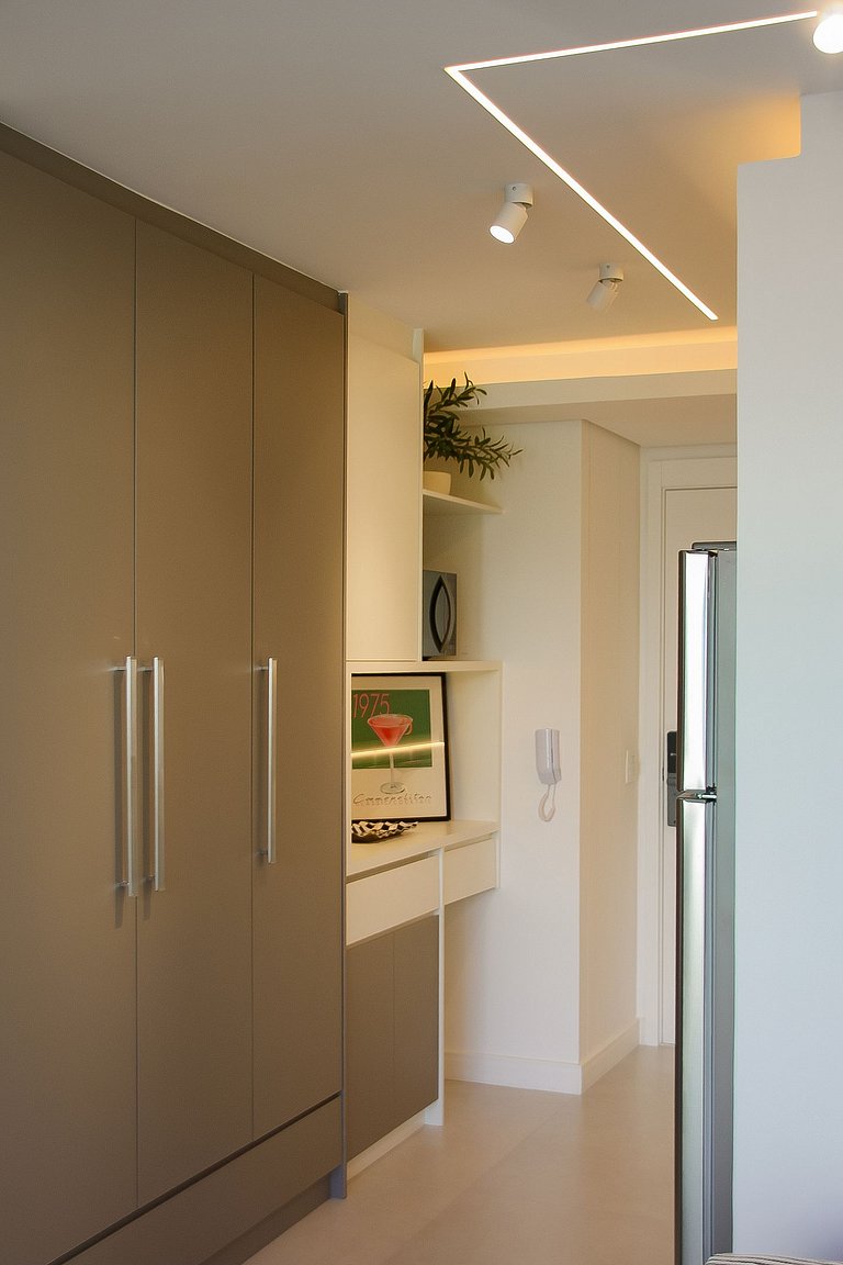 Studio Sofisticado no Brooklin c/ Lazer e Piscina