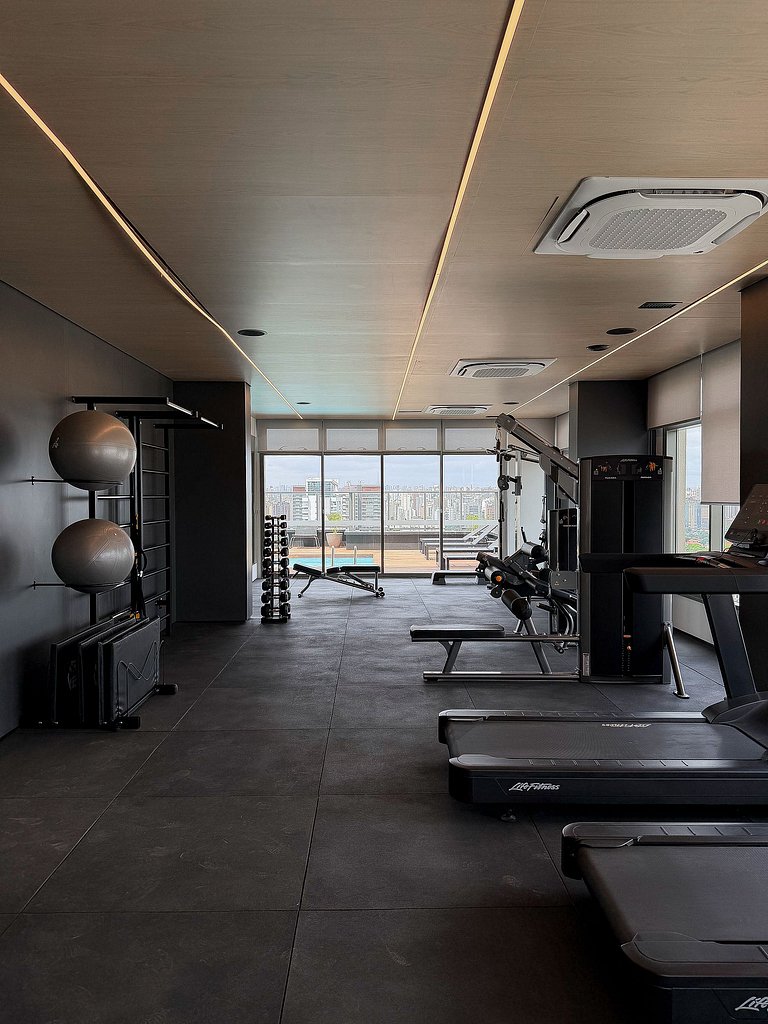 Studio Sofisticado no Brooklin c/ Lazer e Piscina