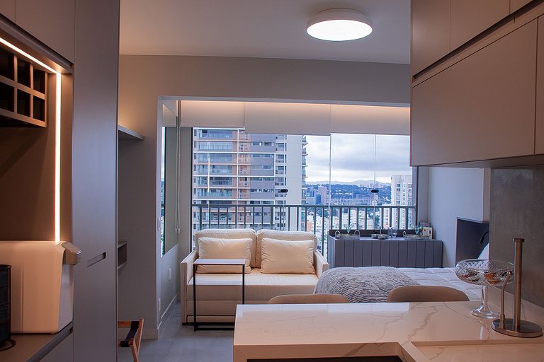 Studio Premium no Brooklin | Piscina e academia