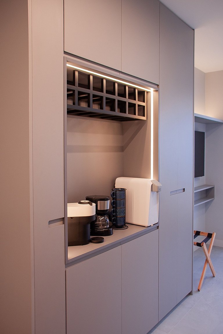 Studio Exclusive no Brooklin | Piscina, academia e coworking