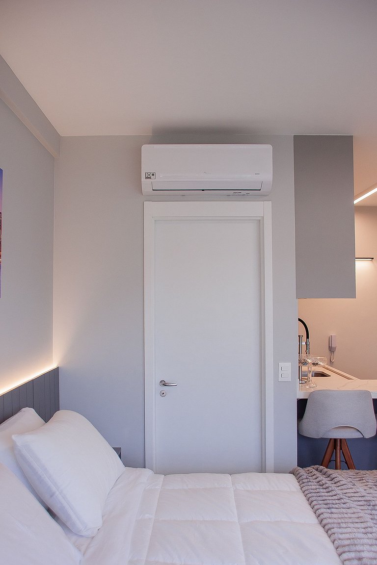 Studio Exclusive no Brooklin | Piscina, academia e coworking