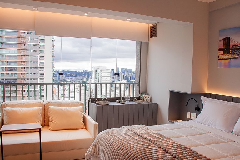 Studio Premium no Brooklin | Piscina e academia