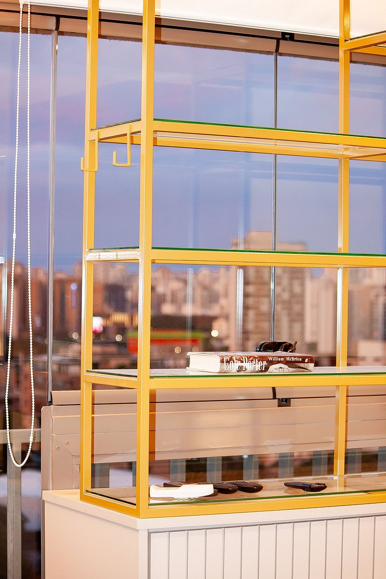 Studio Moderno com piscina, academia e coworking