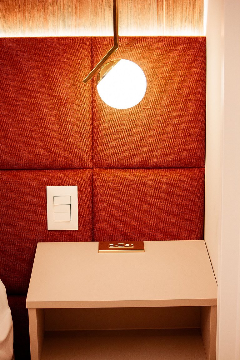 Studio Moderno com piscina, academia e coworking