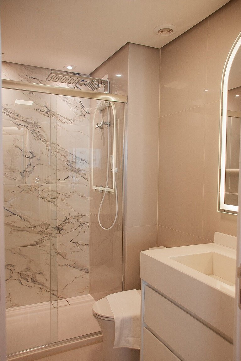 Studio Exclusivo com Piscina, Academia e Coworking