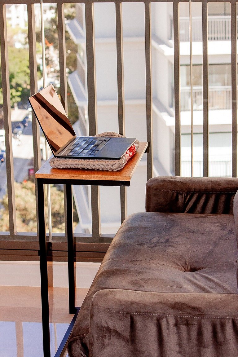 Studio Exclusivo com Piscina, Academia e Coworking