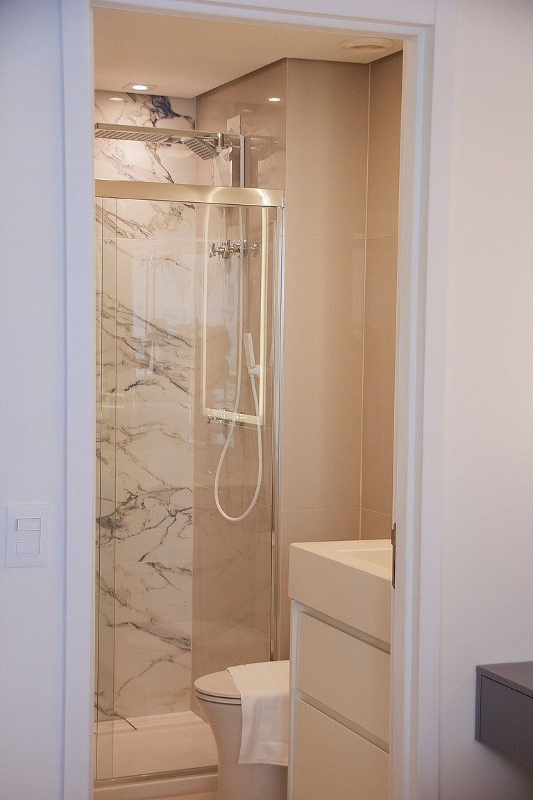 Studio Exclusivo com Piscina, Academia e Coworking