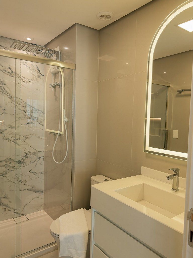 Studio Exclusivo com Piscina, Academia e Coworking
