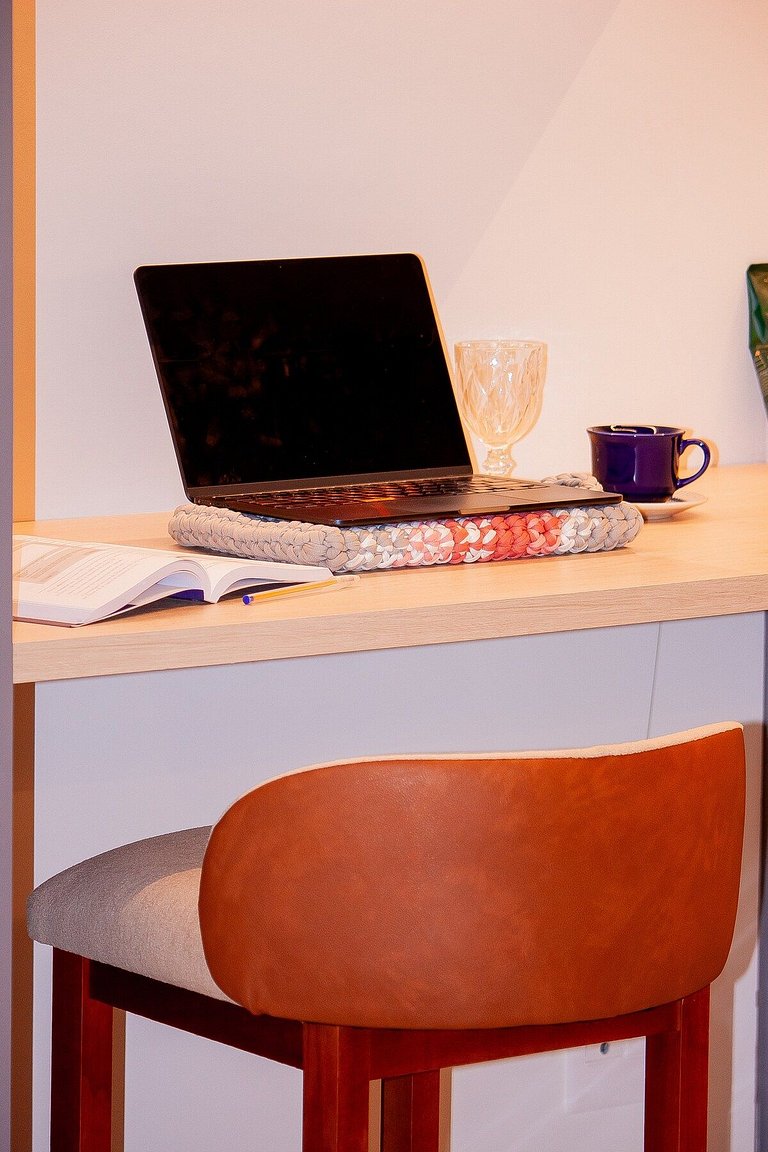 Studio Exclusivo com Piscina, Academia e Coworking