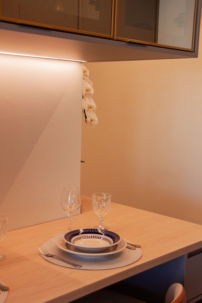 Studio Exclusivo com Piscina, Academia e Coworking