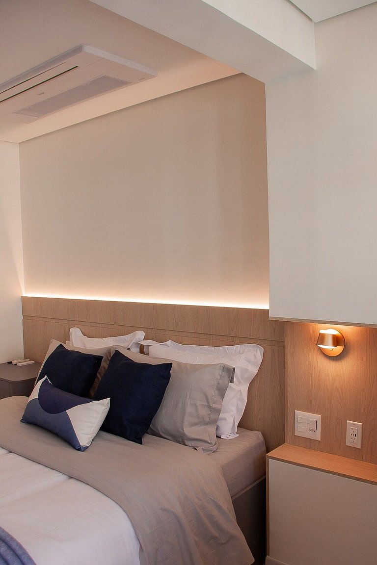 Studio Exclusivo com Piscina, Academia e Coworking